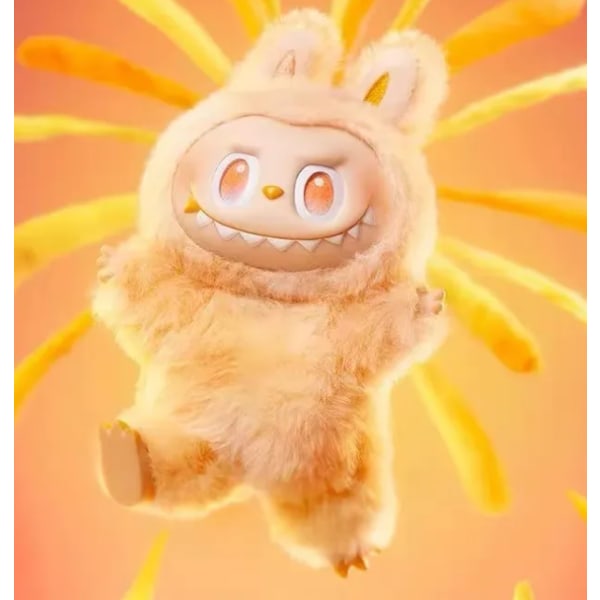 Labubu 3.0 Kolmas sukupolvi High-Energy Face Doll pehmo riipus, Macaron yellow