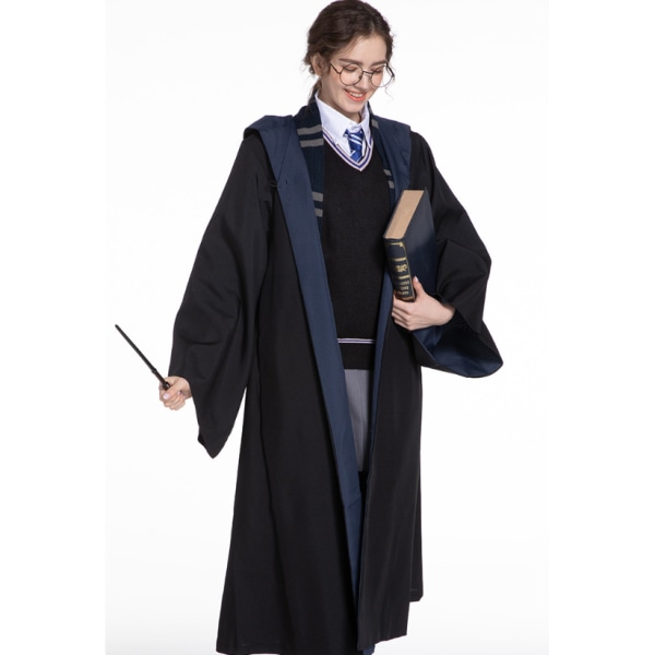 Aikuisen Taianomainen Viitta, College-Asun Huppu, Halloween-Cosplay-Puku Blue XL