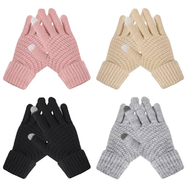Vinterhandsker til Kvinder Touchscreen Handsker til Kvinder 4PCS#2