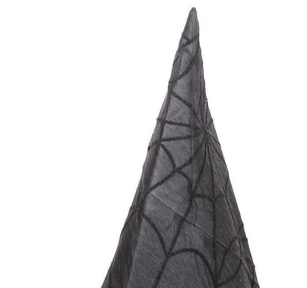 Halloween-hekshatt i netting Black