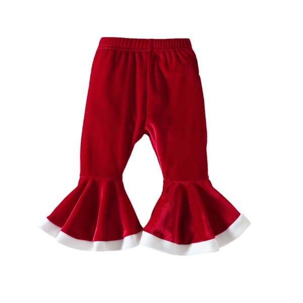 Nyfødt Baby Pige Juleudstyr Langærmet Solid Romper Fløjl 80cm