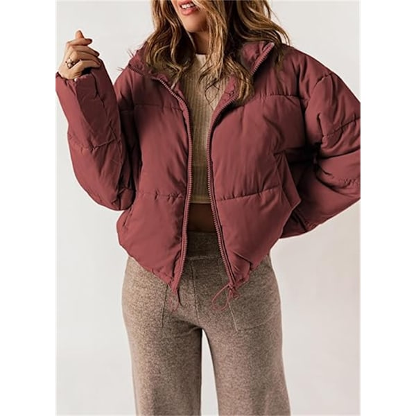 Damjackor med dragkedja och fickor Red XL