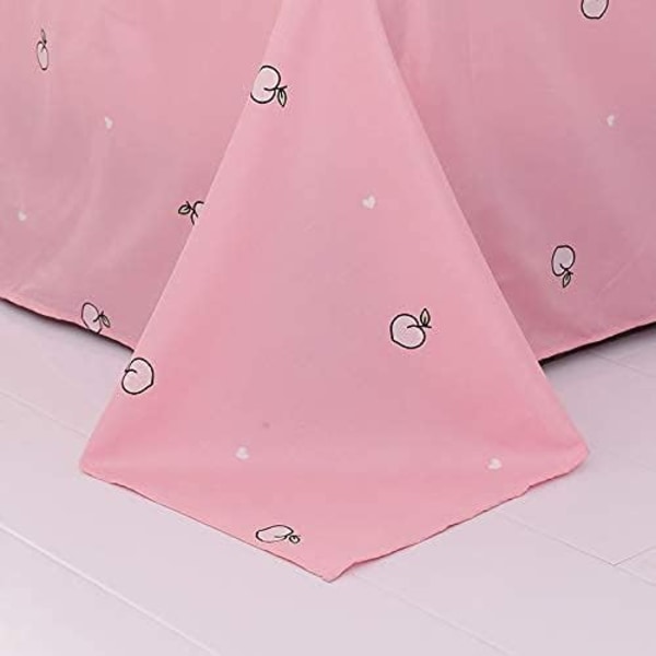 3st Cartoon Cover Set Peach Sängkläder Täcken Set Single