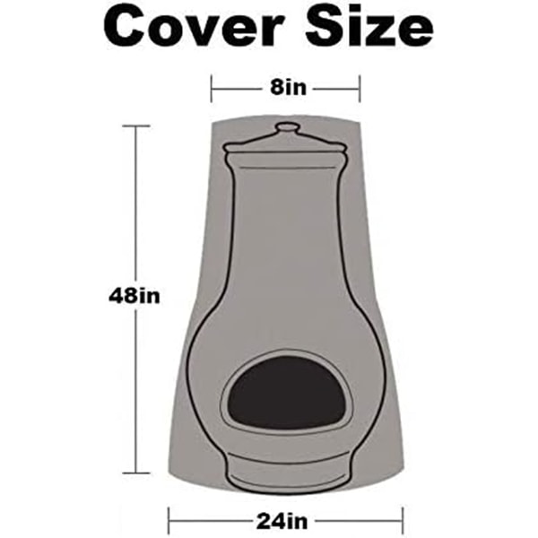 Utomhus Patio Chiminea Skydd - Eldstadsskydd Black
