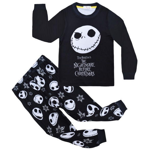 Kids Nightmare Before Christmas Jack Skellington Pyjamas 2-delad set 6T