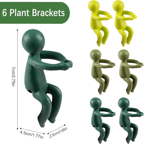 Plant Propagation Buddy, Plantestøtte til Spirer, Stængler, Skud og Stiklinger 6PCS