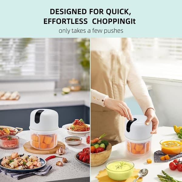 250ml Elektrisk Mini Hvitløkshakker