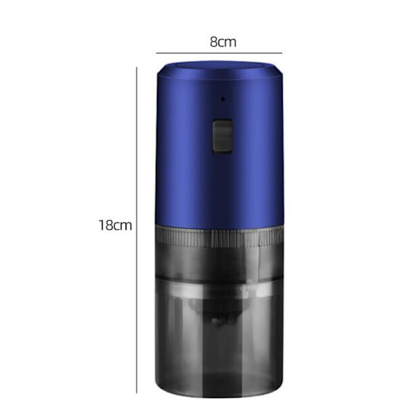 Bærbar USB Hjem Elektrisk Kaffe Kvern Blue