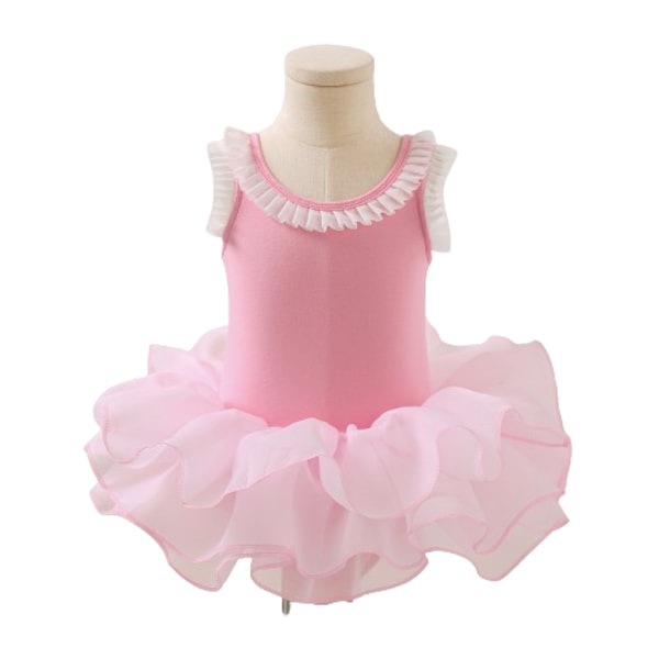 Leotard för flickor Balettdans Tutu kjolklänning 150cm