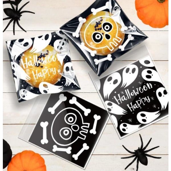 Halloween-godteriposer med selvforsegling 400PCS