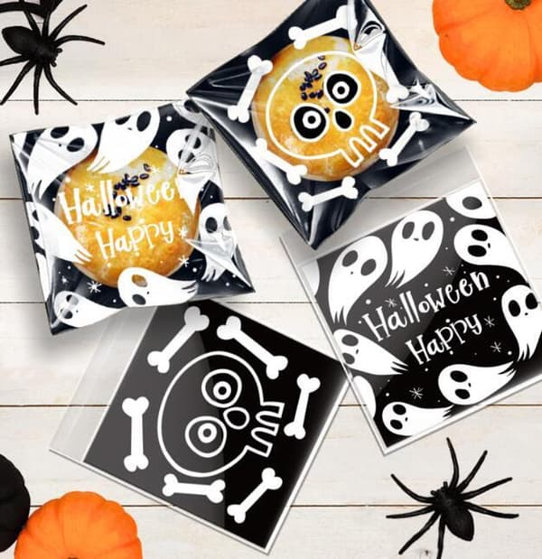 Halloween Slikposer med Selvlukning 600PCS