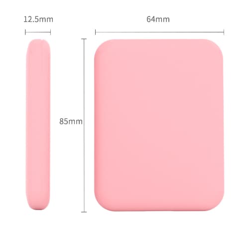 Taskumattopeili, 1X/2X Suurennus LED Kompakti Matkustusmeikkipeili Valolla