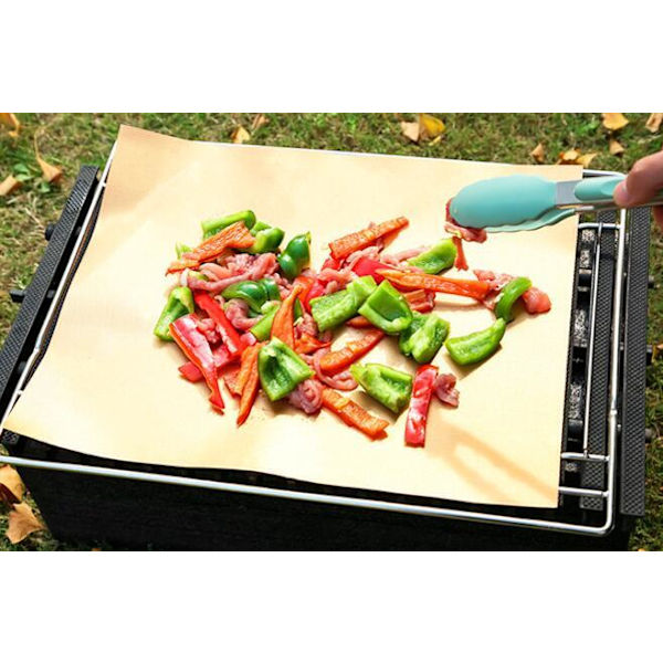 Återanvändbart Teflon BBQ-papper Black 240*340cm