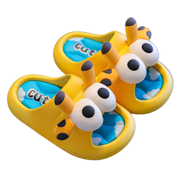 Kanin Toddler Slides Slipper Drenge & Piger Slide Sandaler til Børn Yellow 26-27