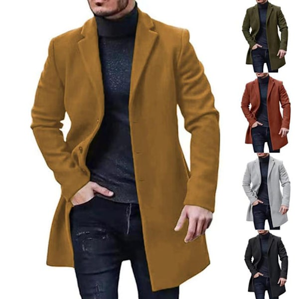 Herrkappa Slim Fit Höst Vinter red M