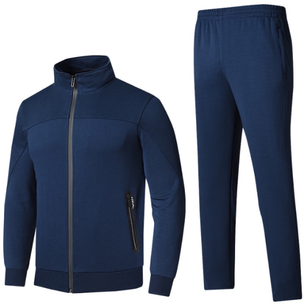 Träningsdräkt för män Athletic Sports Casual Sweatsuit blue L