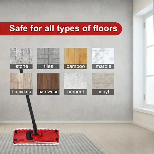 Passer til Vileda UltraMax/UltraMaT Erstatnings Flat Mop Hode 2 stk Moppklut
