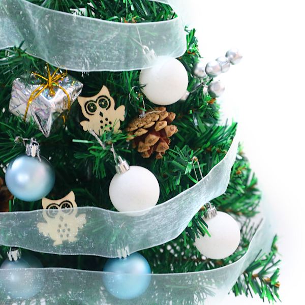 45cm mini julgran med LED-ljus color1 No lamp