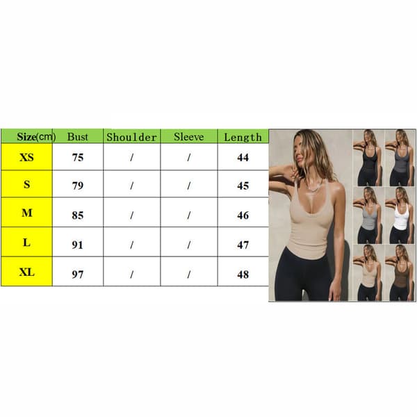 V-ringad racerback-linne för kvinnor, ribbad lång tank top White L