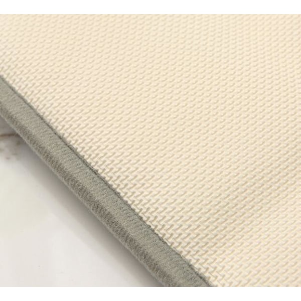 Superabsorberende Hurtigtørrende Badeværelsessvamp Gulvmåtte Gray 50*80CM