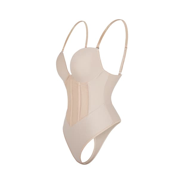 Formande Kroppsshaper för Kvinnor med Extra Stark Kontroll Beige 2XL