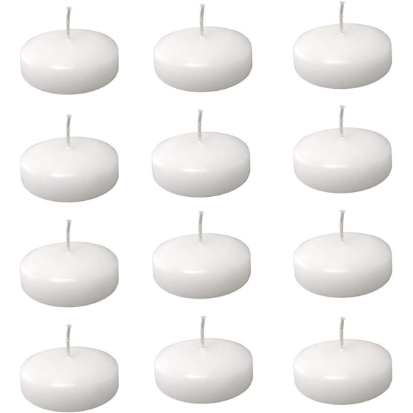 Oscenterade Drippfria Flytande Julte ljusformade Ljus Set 24PCS