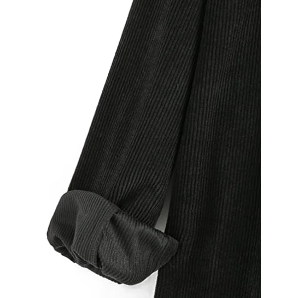 Manchester Patchwork-skjorta för män Black XL