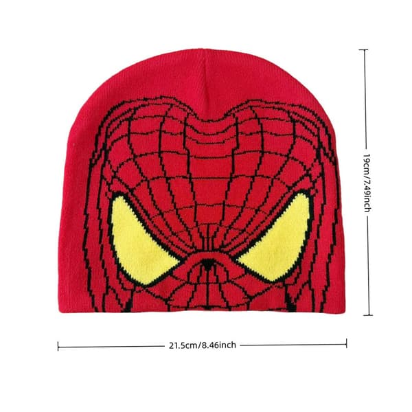 Spider-Man Vinterlue og Vantesett for Gutter, Beanie-lue og Hansker