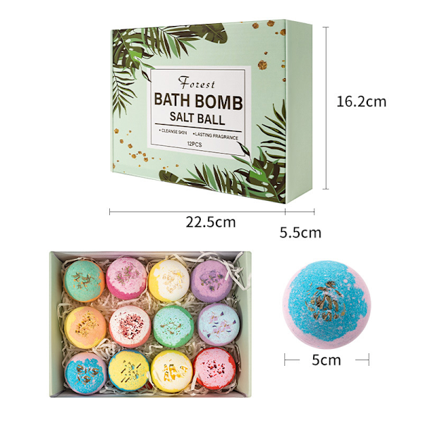 Badbombs Set, Handgjorda Badbomber Saltbollar C
