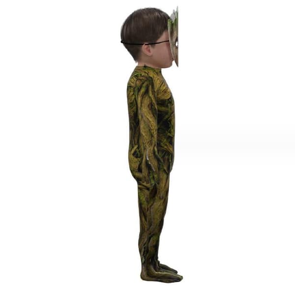 Børne Groot Jumpsuit Kostumer Halloween med Maske 110