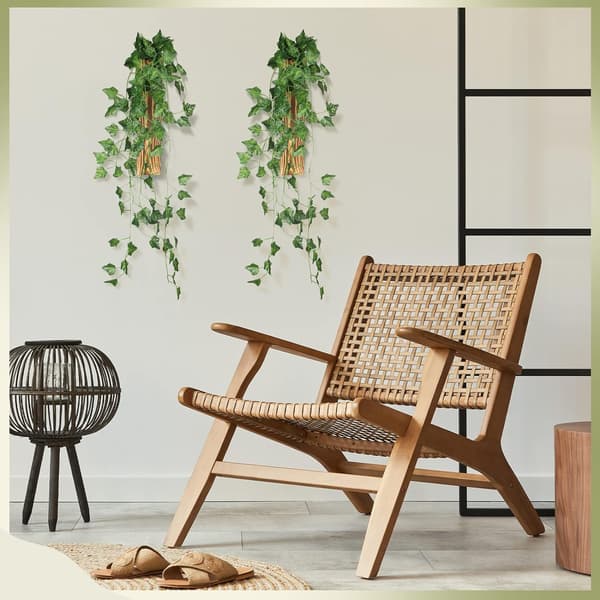 3 stk. Veggplanter i tre for innendørs bruk 3PCS