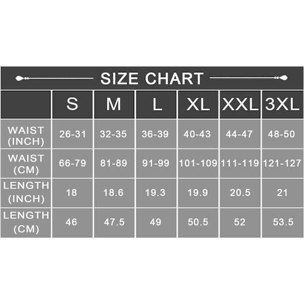 Män Shapewear Shorts med Hög Midja, Tummy Control, Slankare Underkläder white XL