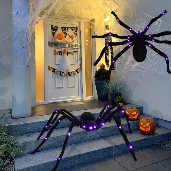 Halloween Spider Dekorationer, 49.2\" Giant Spider