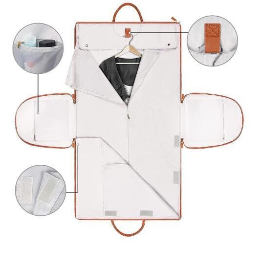 Klesduffelbag med sko-rom Apricot