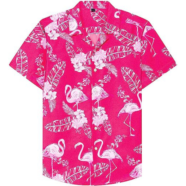 Hawaiian skjorta och shorts set för män Style 5 2XL