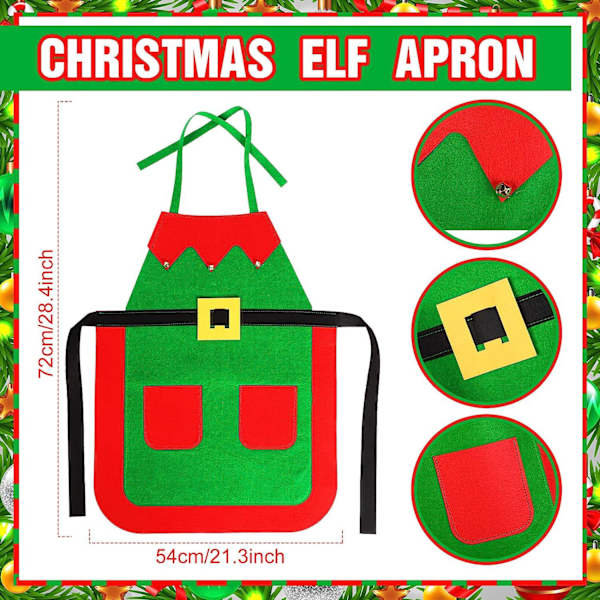 Flickor Kvinnor Jul Elf Kostym Set