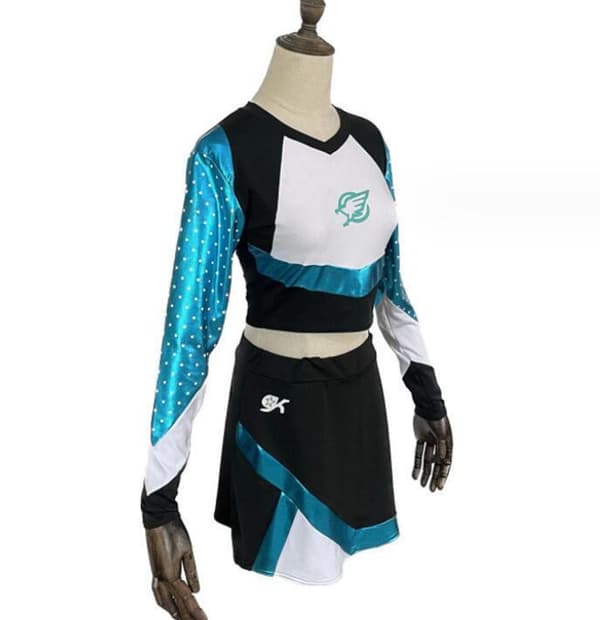 Dame Cosplay Todelt Maddy Cheerleading Uniform S