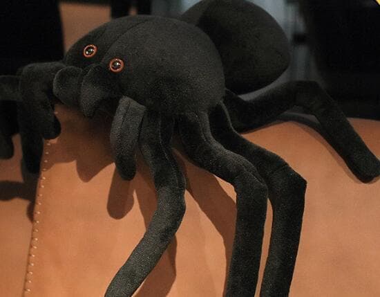 Simulering Spider Doll Weird Trick Toy Black 30*20cm