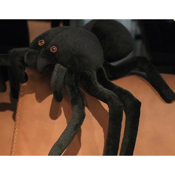 Simulering Spider Doll Weird Trick Toy Black 40*25cm