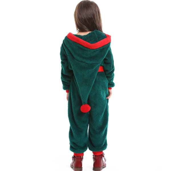 Julenissekostyme Santa Claus Cosplay Foreldre-Barn Drakt Child S