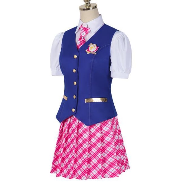 Barbie Cosplay Kläder för Kvinnor - Fullt Set för Vuxna Blue 2XL