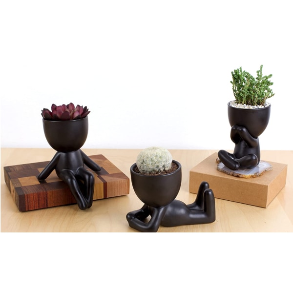 Mini Dekorative Potter til Planter Style 2