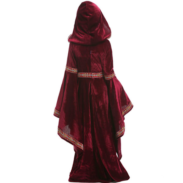 Girl Vampire Costume Outfit för Halloween Party L