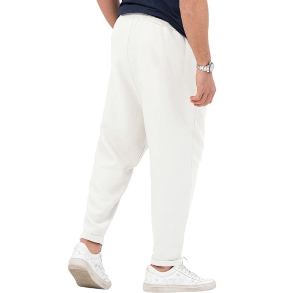 Herr Haremsbyxor Elastisk midja Lös hippiebyxa White M