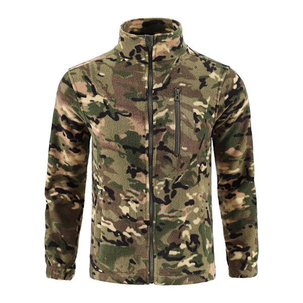 Herrar Full-Zip Fleecejacka Green M