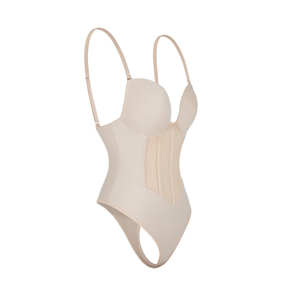 Ultra Fast Control Body Shaper för kvinnor Beige 2XL