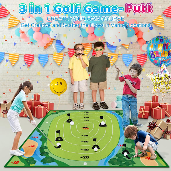 Golf-sirupeli - Paranna sisätilojen tarranauhaisen golf-sirupelin 60*100CM