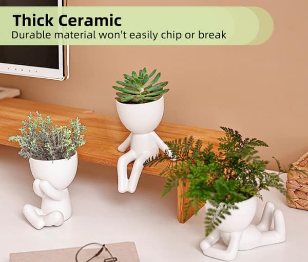 Mini Dekorative Potter til Planter Style 12
