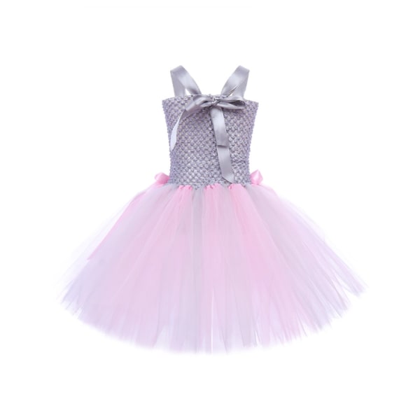 Påskehare Mesh Kjole med Pailletter Regnbue Halter Tulle Tutu Kjole 2XL