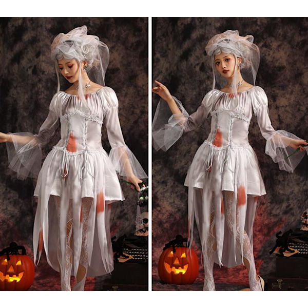 Halloween Zombie Kostume til Forældre og Barn Women M